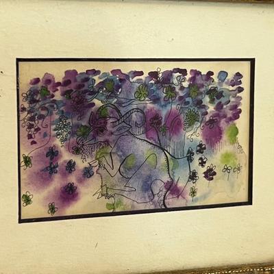 Unique Mixed Media Human-Figure Art (HC1-RG)
