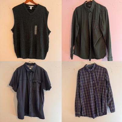 Patagonia, Tommy Hilfiger, Chaps and Other Men’s Shirts - Sizes L-XL (O-DZ)