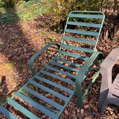 Matching Pair of Adirondack Chairs & Lounger (Y-RG)