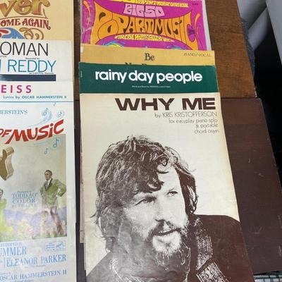 Music Book Sheet Music Lot