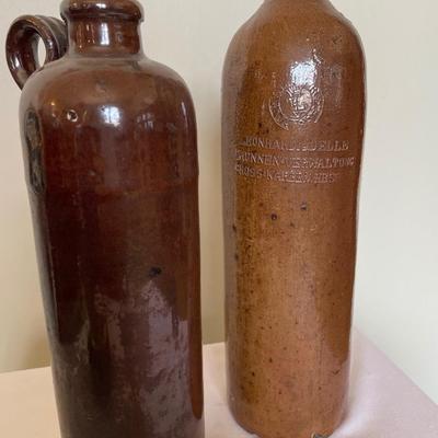 Leonhardquelle Brunne Verwaltung stoneware jug