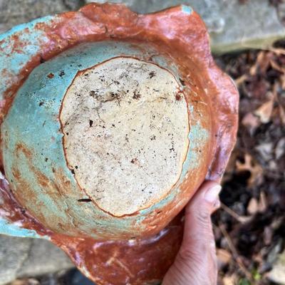 Pottery Birdhouse Plus Plant Pots (Y-RG)