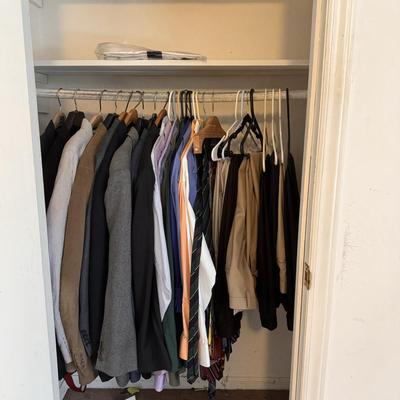Men’s Dress Coats, Pants, and Ties - Sizes L-XL (O-DZ)