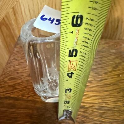 Orrefors crystal blood vase