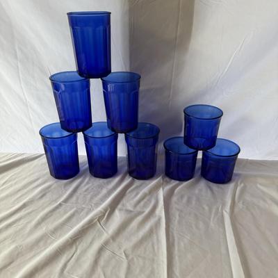 Blue Drinking Glasses (S-MK)