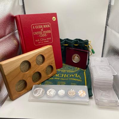 1964 Proof Set, BiCentennial Lewis & Clark w/ Capital Plastics Coin Cases (ST-SS)