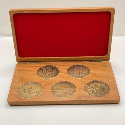 1964 Proof Set, BiCentennial Lewis & Clark w/ Capital Plastics Coin Cases (ST-SS)