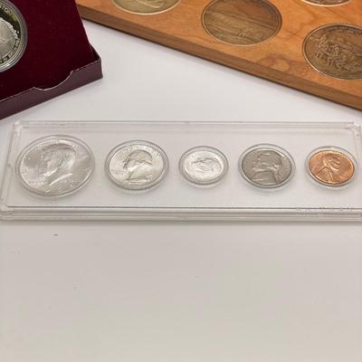 1964 Proof Set, BiCentennial Lewis & Clark w/ Capital Plastics Coin Cases (ST-SS)