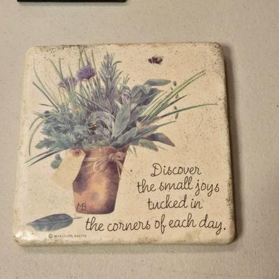 Mixed Lot of Magnetics, a Hanging Tile, and a Coaster