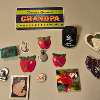 Mixed Lot of Magnetics, a Hanging Tile, and a Coaster