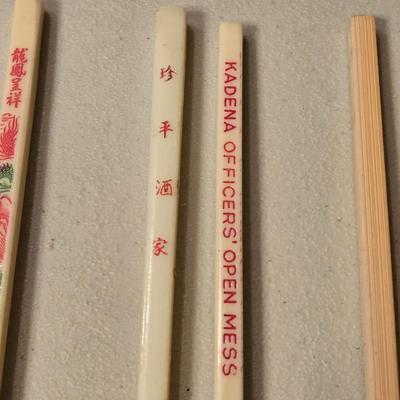 Chop Sticks Lot- Wood and Acrylic