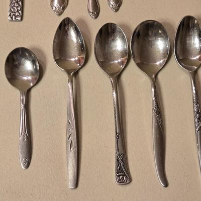 Mixed Lot of Flatware and Wood Skewers