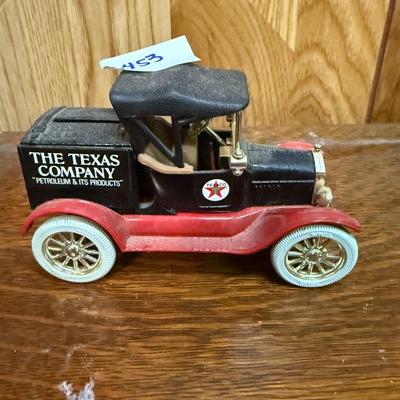 Texaco die cast bank