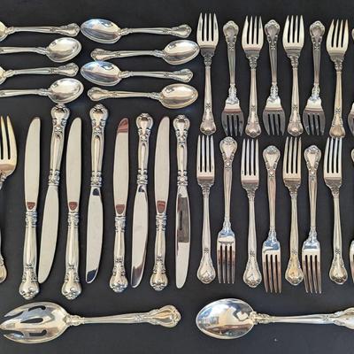36 piece set of Chantilly Sterling silver flatware by Gorham No Monos