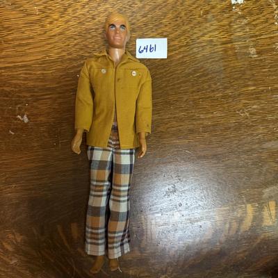 Ken in plaid pants