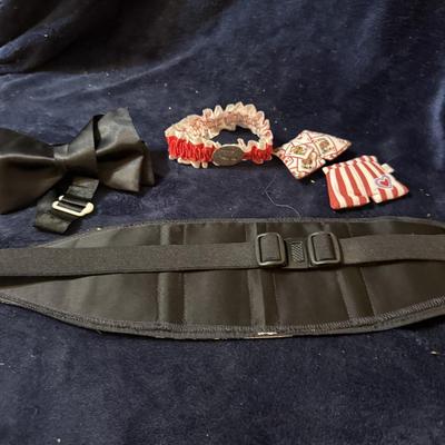 Cummerbund and bow ties-great for your next poker night