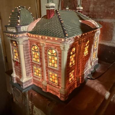 Beautiful Christmas village home