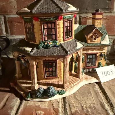 Christmas village house