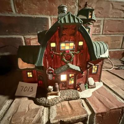 Christmas village barn