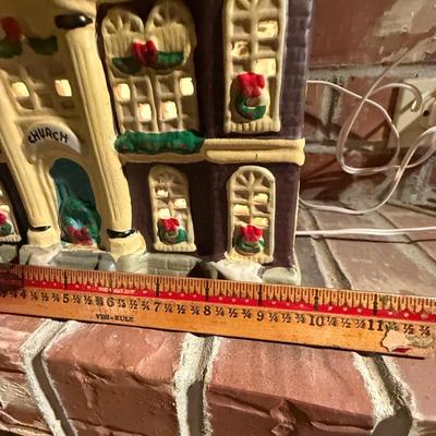 Christmas village church