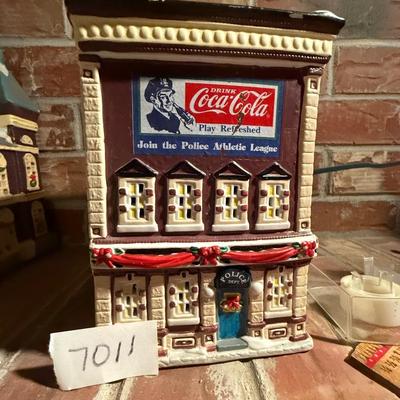 Christmas village police dept