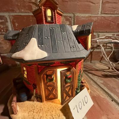 Christmas village barn