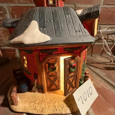 Christmas village barn