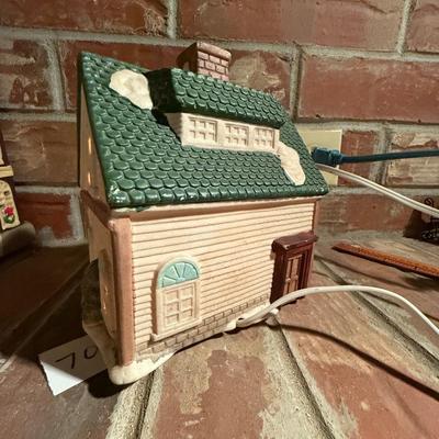 Christmas village home