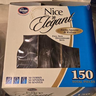Plastic Cutlery and Paper Napkins