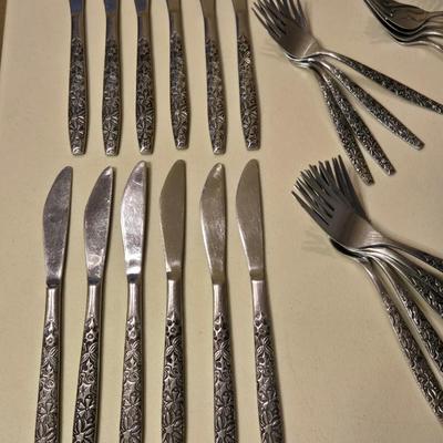 Mid Century Flatware Set