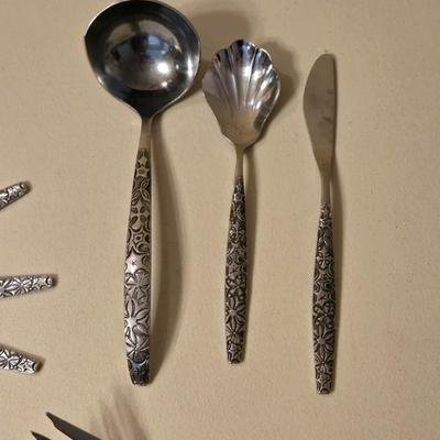 Mid Century Flatware Set