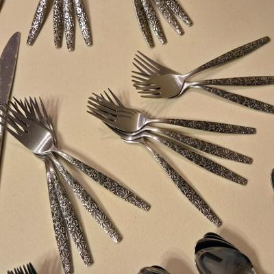 Mid Century Flatware Set