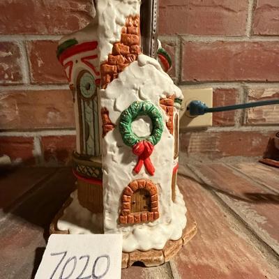 Christmas village dress store