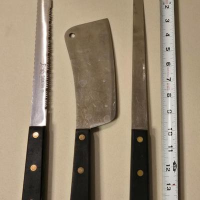 Knives, Scissors and Sharpener Lot