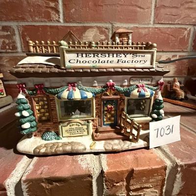 Christmas village Hershey’s factory