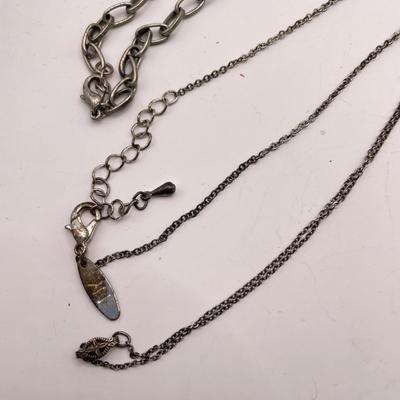 Stuart Nye Pendant, Filigree Clip Earrings & Silver Fashions (ST-SS)