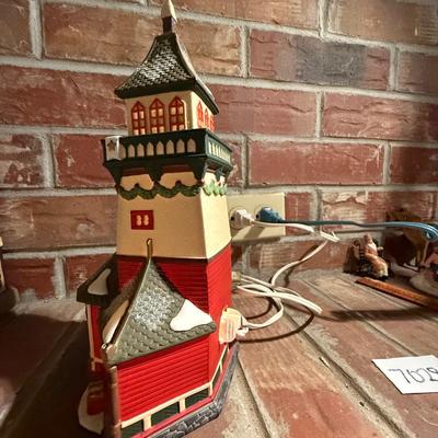 Christmas village Santa’s lookout tower