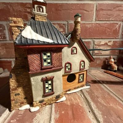 Christmas village Chelsea cottage