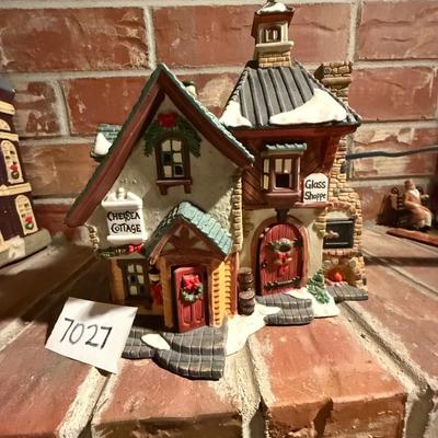 Christmas village Chelsea cottage