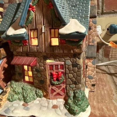 Christmas village old mill