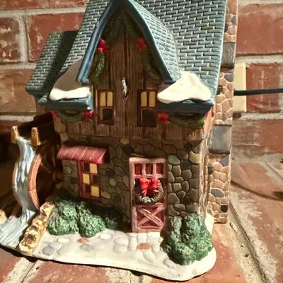 Christmas village old mill