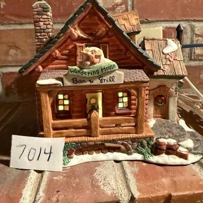 Christmas village Moose bar & grill