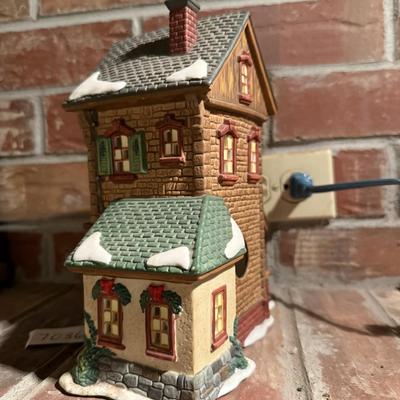 Christmas village dress maker
