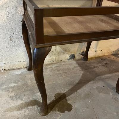 Wood & Glass Display Table (B1-MG)