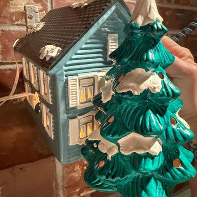 Christmas village house