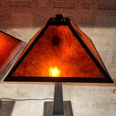 Two Mission Style Table Lamps (B2-MG)