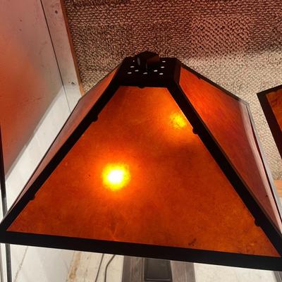 Two Mission Style Table Lamps (B2-MG)