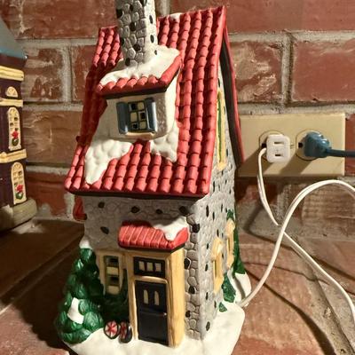 Christmas village gingerbread bakery