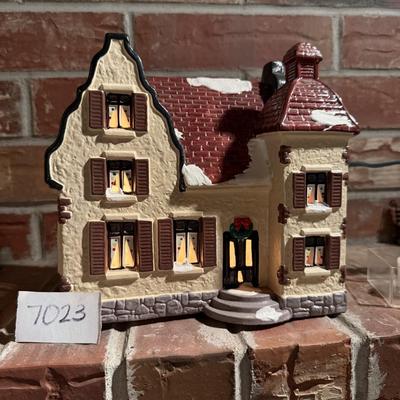 Christmas village home
