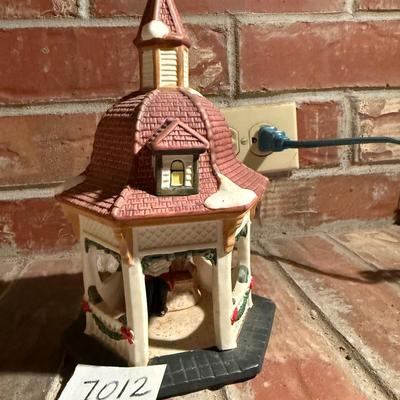 Christmas village gazebo